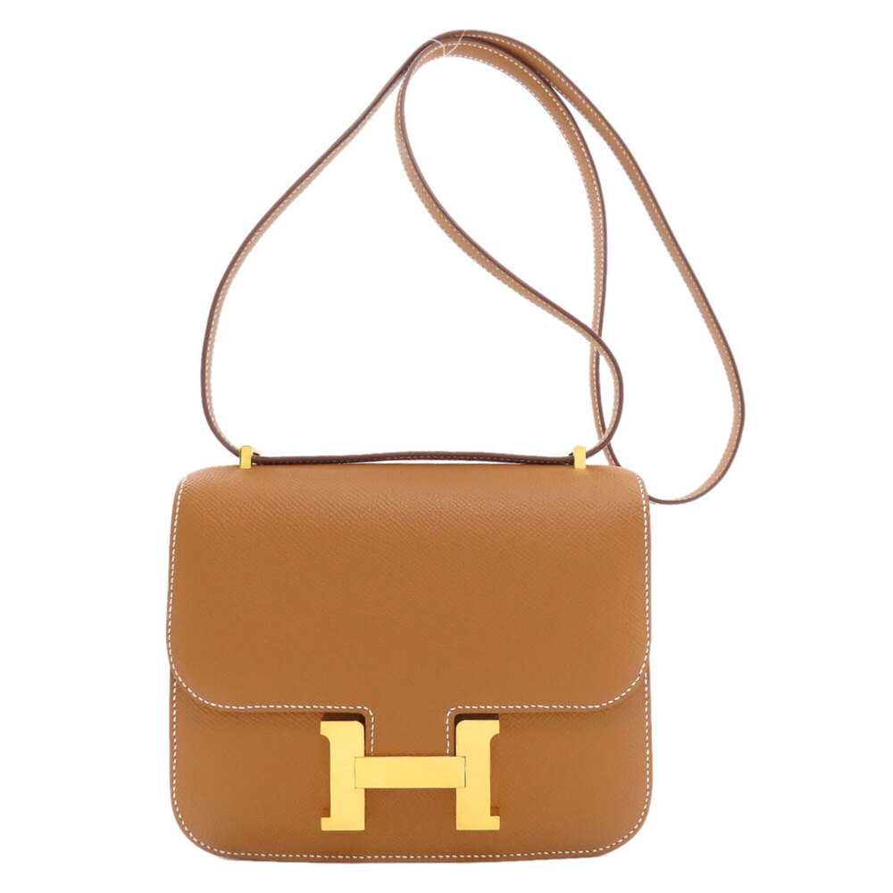 Hermes Constance Mini 18 Gold Hardware Shoulder Bag Epsom Leather Women's HERMES